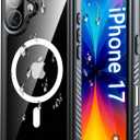 Oterkin Waterproof Case for iPhone 17 Case Compatible with MagSafe, Full Body Rugged iPhone 17 Phone Case with Built-in HD Screen & Lens Protector [15FT Military] iPhone 17 6.3'' 2025 Case (Black)