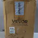 VEVOR 4 Gallon Battery Powered Backpack Sprayer with Wheeled Cart, Adjustable 0-94 PSI, 13FT Hose, 6 Nozzles, 2 Wands Included, Wide Mouth Lid for Weeding, Cleaning, Long Spray Time Without Fatigue