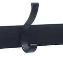 Lofekea Coat Rack Wall Mount, Wall Coat Hooks, Metal Hat Rack Hooks for Hanging, Black Coat Hanger,Towel Hooks for Bathroom (1 Pack-6 Hook)