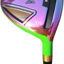 3 Wood or 5 Wood Golf Club for Men & Women - Titanium Face Carbon Fiber Fairway Wood - Right Handed, 43.5" Lightweight Design with Rubber Grip, High Launch Low Spin Golf 5 Wood or 3 Wood