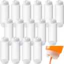 16 Pcs 32 oz Condiment Squeeze Bottles Restaurant Plastic Sauces Squeeze Ketchup Dispenser Inverted Refillable Large Clear Dressing Bottles for Restaurant Kitchen Catering