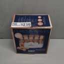 Conair Double Ceramic Hot Rollers for Long, Medium, and All Hair - Hair Curler - Hair Roller Clips Included - 1/2 inch, 3/4 inch, and 1 inch Rollers (20 Piece Set, Tan)