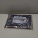 Blissful Diary Baby Splat Mat for Under High Chair, 50.4 x 50.4 Inch Wipeable Splash Mat, Waterproof and Washable, Anti-Slip Floor Protector, Retro Rainbow