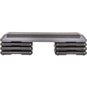 The Original STEP Exercise Step Platform, Health Club Size Stepper for Exercise at Home with 4 Stackable Risers for Height Adjustments
