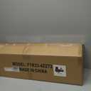 2 Pack 4FT Snowy Artificial Potted Christmas Entrance Tree -3 Mode Timer 80 Warm White&Multi Color Change Light 12 Mode Remote 15 Pinecone 105 Red Berries Battery Powered Fraser-Look Fir Outdoor Porch