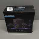 Karaoke Machine with 2 Wireless Microphones Portable Bluetooth Karaoke Machine for Adults Kids DSP Chip Karaoke Speaker with LED Lights Supports TWS TF Card USB AUX in (Black)