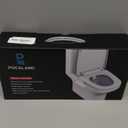 Ultra-Slim Bidet, Stainless Steel Inlet (White)