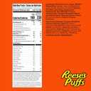 REESES PUFFS Chocolatey Peanut Butter Cereal, Kid Breakfast Cereal, Giant Size, 29 oz