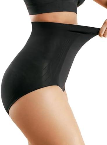Momcozy Tummy Control Shapewear Panties, High-Waist Body Shaper, Seamless Shaping Underwear for Postpartum & Daily Dress M