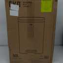 EKO Madison Matte White 50 Liter/13.2 Gallon Step Trash Can with Inner Liner - Fingerprint Resistant Finish