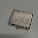 Portable Metal Travel Medicine Box/8 Compartments (Silver)