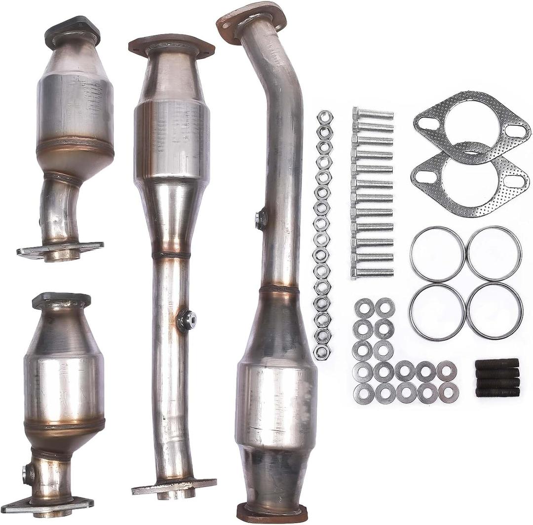 4Pcs Catalytic Converter Set Compatible with Nissan Frontier NV1500 NV2500 NV3500 Pathfinder Xterra 4.0L 40746 16468 16467