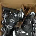 Roller Derby V-Tech 500 Adjustable Performance Inline Skates for Men, Women, Kids, Teens (Black)