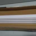 LazBlinds No Drill Blinds for Indoor Windows, Cordless 1" Vinyl Mini Blinds, Privacy S-Curve Blinds for Windows, Room Darkening Horizontal Window Blinds and Shades for Home, 28" W x 48" H, White