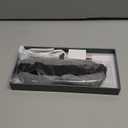 Ezona Cotton Cordless Heated Eye Mask, 2000mAh Warm Eye Compress Mask for Dry Eyes, Washable Eye Heating Pad for Travel, MGD, Blepharitis, Sinus Migraine with 10W Charger, Gray