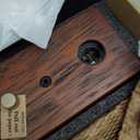 Waterless Essential Oil Diffusers with Rechargeable Battery & 9H Runtime, Aromatherapy Diffusers with Bulb, Scent Diffusers Premium Wood & Glass Nebulizer Cordless for Large Home, Hotels, Rooms