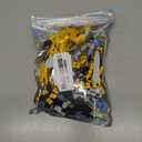 T13 3D Action Figure Set (Assembly Completed) 2 Pcs, 3D Printed Multi-Jointed, Titan 13 Action Figures, Multi-Articular Lucky Mobile Robot Nova, Desktop Decorations for Game Lovers Toys (Gold Sliver)