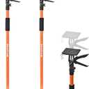 Adjustable Support Pole - Cabinet Jack, Drywall Lift, 45"-114" Adjustable Height, Supports Up to 154lbs, 3rd Hand,Cabinet Jacks for Installing Cabinets,Ceiling, Cargo Bars,(45"-114" 2PC)