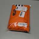 Men Prisoner Costume, 2 Pcs Convict Jail Jumpsuit Inmate Set Outfit for Adult Man Dress Up Halloween M-XXL (Orange)