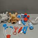 Melissa & Doug Examine and Treat Pet Vet Play Set, 24-Piece Animal Doctor Playset with Dog & Cat Plushies, Pet Doctor Kit & Accessories, Preschool Toys for Girls & Boys Ages 3+