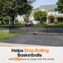 Driveway Net for Kids Safety Driveway Safety Net Barrier, Stops Basketballs from Rolling into the Street