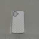 Jusy Compatible with MagSafe Polka Dot Case for iPhone 16, Cute Aesthetic Polka Dots Magnetic Phone Case, Soft TPU and Hard PC Protective Phone Cover for Women Girls (Matte) - White