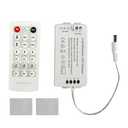 Litever LED Dimmer with Remote, DC12V/DC24V, for Litever Under Cabinet LED Lights LL-008, LL-013, LL-024, LL-025, LL-027, LL-030 or other Single Color LED Lights. Memory Function. Easy to use.