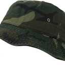 USBingoshop Men Women Unisex Cotton Plain Color Boonie Safari Fishing Bucket Hat