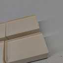 uxcell Furniture Risers 4.3 Inch, 4Pcs Rectangle Bed Risers Adjustable Couch Lifter for Extender for Bed Desk Sofa Table Lift Support Up to 1300Lbs, Beige