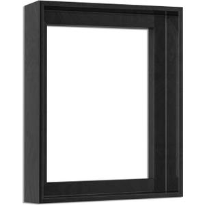 Canvas Floater Frame for 24x30 Canvas Prints Fits 1.25 Inch Deep Canvas Walnut Floating Frame for Modern Wall Art and Gallery Display