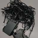 Outdoor String Lights Christmas Lights 50 LED Battery Operated String Lights Fairy Lights for Christmas Tree Wedding Wreath Party Home Garden Indoor, Waterproof, 18ft, Warm White, 2 Pack