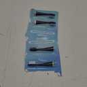Replacement Toothbrush Heads for Waterpik Complete Care 5.0/9.0 (CC-01/WP-862), STRB-8WB, (8-Pack, Black)