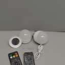 2Packs E26 Rechargeable Light Bulbs with Remote and Timer, 8W 600lm Bright Magnetic Light Bulbs, 2500mAh Battery Operated Lightbulbs, 3 Color Temperature, Dimmer for Non-Hardwired Lamp