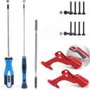 Metal Trigger Switch Button Replacement Compatible with Dyson V10 V11 SV12 SV14 Vacuum Cleaner, Metal Power Switch Button Repair Accessories with Repair Tools Kit