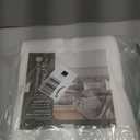 NEXHOME PRO Cotton Duvet Cover Queen Size White, Organic Natural Linen Feel 100% Washed Cotton 3 Pieces Bedding Set with Zipper Closure & Corner Ties, Breathable(No Comforter) (Queen (90"x90"))