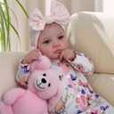 BABESIDE Reborn Baby Dolls - 20-inch Cute Soft Vinyl Realistic Baby Doll Real Life Baby Dolls with Complete Accessories Perfect for Cuddling, Playtime, and Gift Giving (Pink)