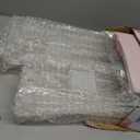 20 Inch Clear Mahjong Racks with Pushers,Non-Slip,with Velvet Storage Bag, Extended