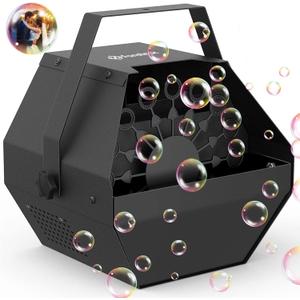 Fansteck Bubble Machine, Wireless Automatic Metal Bubble Machine, Upgraded High Efficiency Quiet Motor, with More Than 10000 Bubbles, Suitable for Indoor and Outdoor