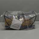 TomCare Garden Hose Holder Heavy Duty Water Hose Holder Holds 160 FT Hoses 4 Spikes Hose Reel with 2 Tool Hooks Freestanding Hose Hanger Sturdy Hose Storage Stand for Outside Yard Lawn, Black