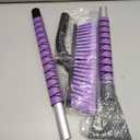 OUSHASAA 44" Ice Scraper and Snow Brush for Car Windshield with Extendable, 360 Pivoting, Soft Bristle Head, Foam Grip, for Car, Truck, SUV Window Tool (Purple)