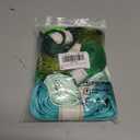 KISSITTY 3mm Craft Thread 131 Yards Green Blue Colorful Embroidery Floss Decorative Polyester Thread for DIY Macrame Jewelry Making Knitting Knotting Crafting Hair Decor