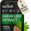 Guava Leaf Extract with Bitter Melon 1000mg Per Serving Herbal Guava Supplement for Metabolic Health & Digestion Support 120 Veg Capsules Non-GMO & Gluten-Free