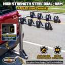 Upgrade Hitch Bike Rack with 2'' Receiver, 240 LBS Max Load 4 Bikes