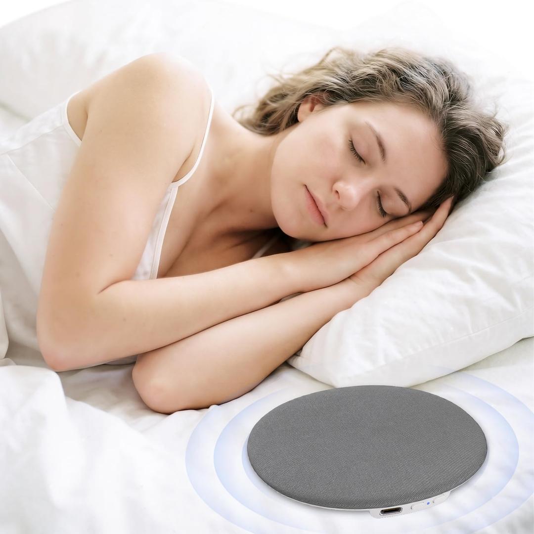 Pillow Speaker for Sleeping, Ultra-Thin Portable Bluetooth 6.0 Light Gray