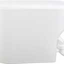 Plastic Drink Dispenser, Dispenser,3.5L PP Sealed Tion Refrigerator Comes with a Faucet, Modern and Simple Cold Water Iced Beverage Dispensers Water Milk Lemonade Tea Container