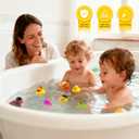 100Pcs Rubber Ducks in Bulk for Jeeps, Bath Toys Party Favors Cute Mini Ducks with Unique Designs, Floating Toys for Kids, Pool, Car Decoration, Easter Gifts
