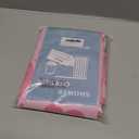 Frienda Valentine's Day Shower Curtain for Bathroom Decor Scalloped Love Hearts Curtain Romantic Waterproof Fabric for Valentines Day Bath Bathtub Decorations, Hooks Include, 72 x 72 Inch (Pink)