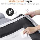 Large Dog Bed Orthopedic Washable: Beds Bolster XL Bed Big XLarge Dogs Memory Foam Couch Sofa Waterproof with Removable Cover