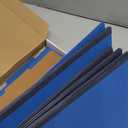 10 Dark Blue Classification Folders - 1 Divider - 2 Inch Tyvek Expansions - Durable 2 Prongs Designed to Organize Standard Medical Files, Office Reports - Letter Size, Dark Blue, 10 Pack