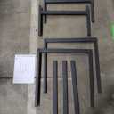 VASAGLE Bar Table, Small Kitchen Table, High Top Pub Table, for Living Room Study, Industrial Steel Frame, 23.6 x 23.6 x 35.4 Inches, Rustic Brown and Black ULBT25X